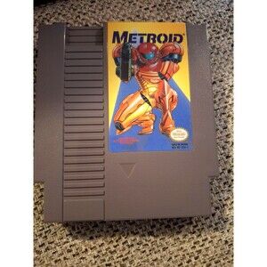 Metroid (Nintendo‎ NES) Yellow Classic Series  Authentic Not Tested